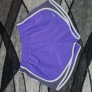 NIKE DRI-FIT MESH LINED SWOOSH LOGO ATHLETIC SHORTS